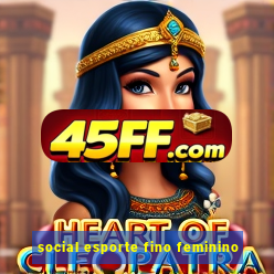 social esporte fino feminino